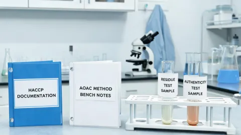Food safety testing laboratory