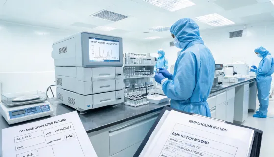 Pharmaceutical and life sciences lab